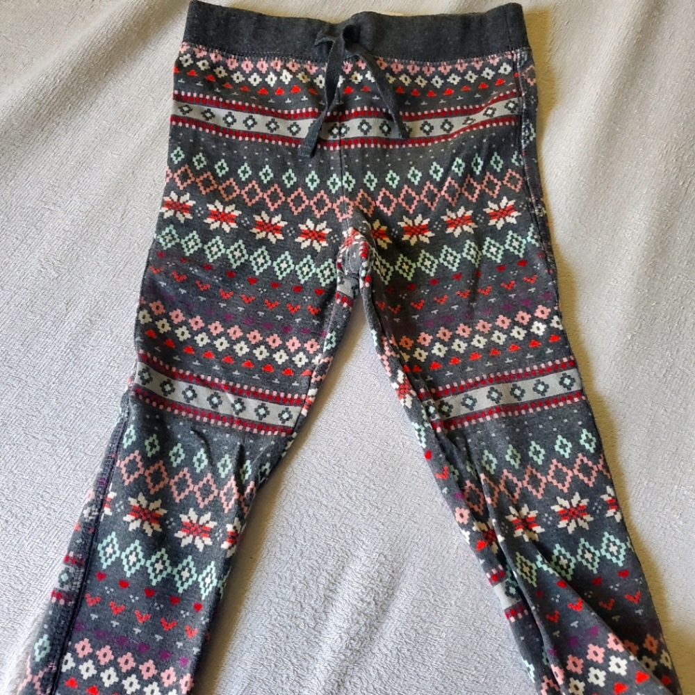 Girls sweat pants christmasy